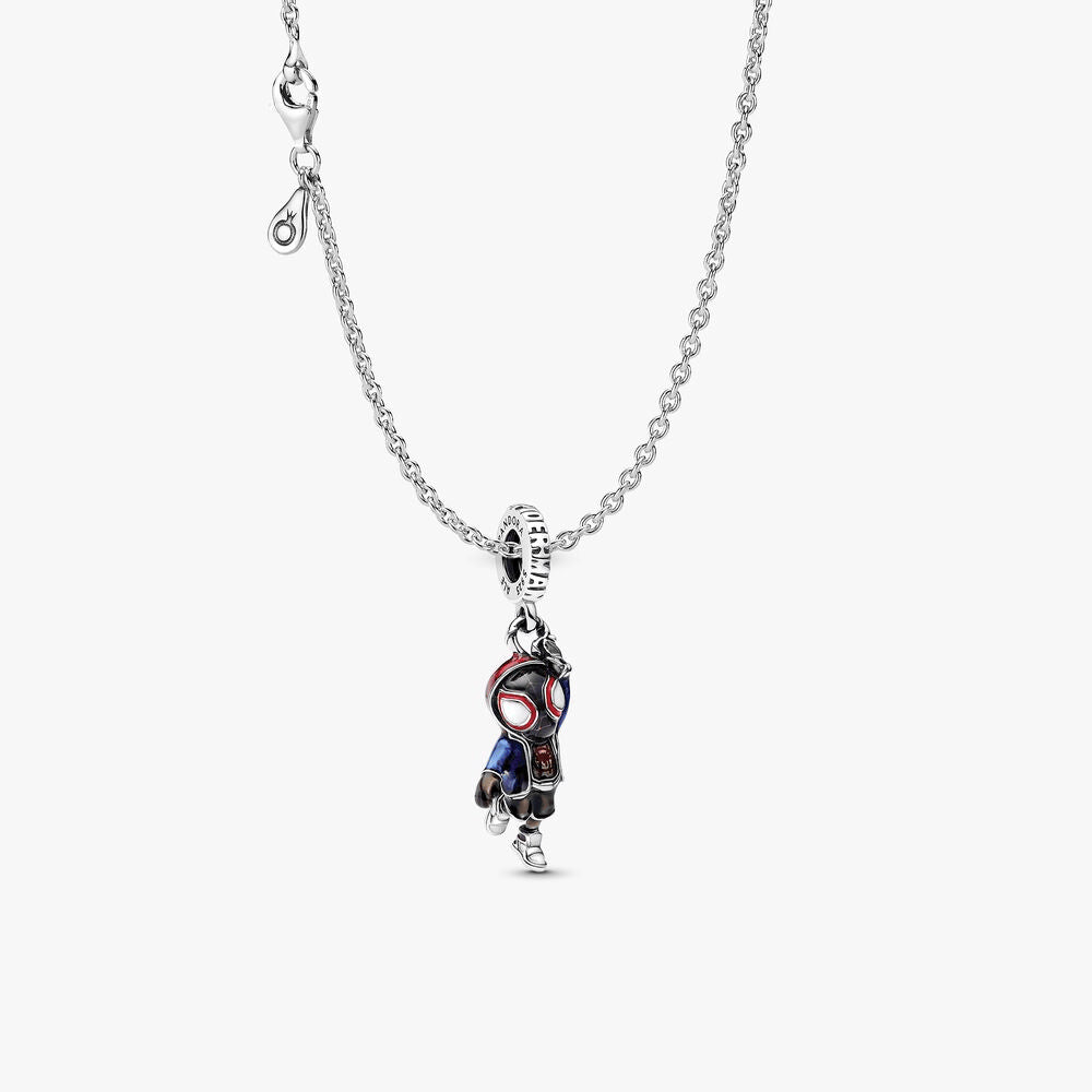 Marvel Spider-Man Miles Morales Charm Necklace Set