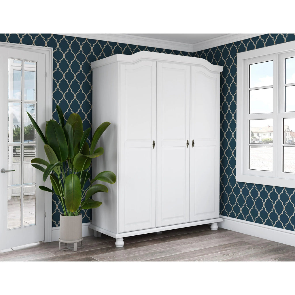 Solid Wood Wardrobe Shelves, Set Of 4, 16.75in W x 18.25in D x 0.75in H - Kyle Collection