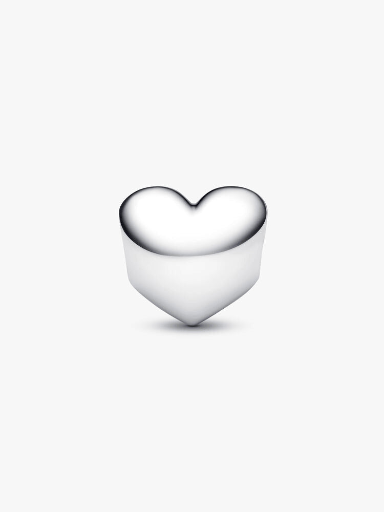 Engravable Red Stone Heart Charm