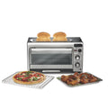 Hamilton Beach 2-in-1 Countertop Toaster Oven And Long Slot 2 Slice Toaster Combo - Stainless Steel
