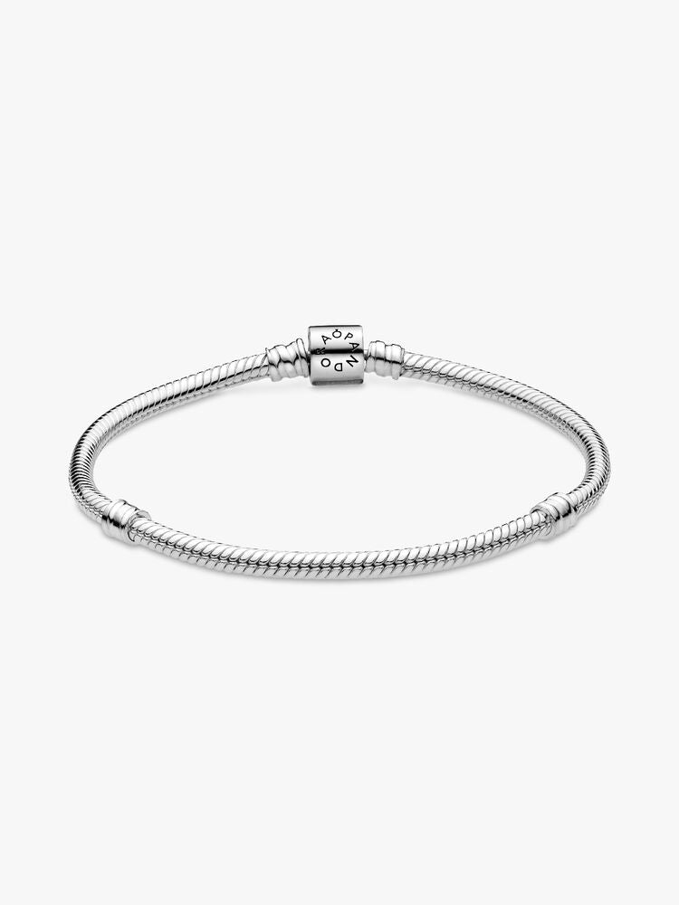 Pandora Moments Barrel Clasp Snake Chain Bracelet