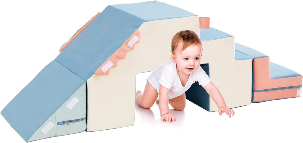 Asweets 4 In 1 Toddler Foam Climbing Blocks, 20 x 10 x 20 Inches - AFPG-1