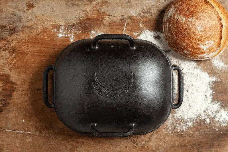 Challenger Breadware Cast Iron Loaf Pan, 15.4 x 10.5 x 5.4 in