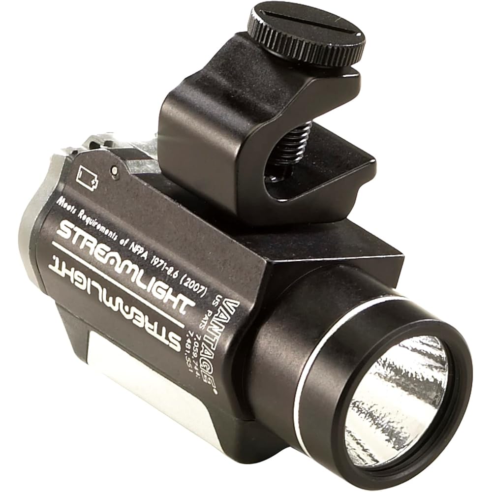 Streamlight Vantage LED Helmet Mounted Flashlight, Black - 69140