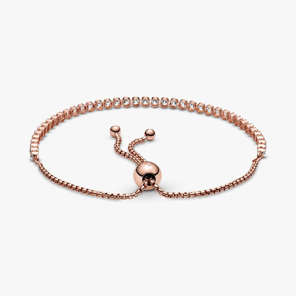 FINAL SALE - Sparkling Slider Tennis Bracelet