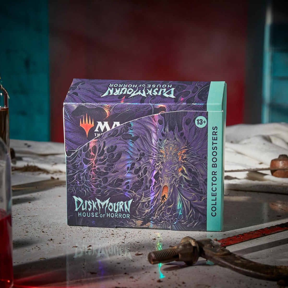 Magic: The Gathering Duskmourn: House Of Horror Collector Booster Box, 12 Packs, 15 Cards Each - D34460000