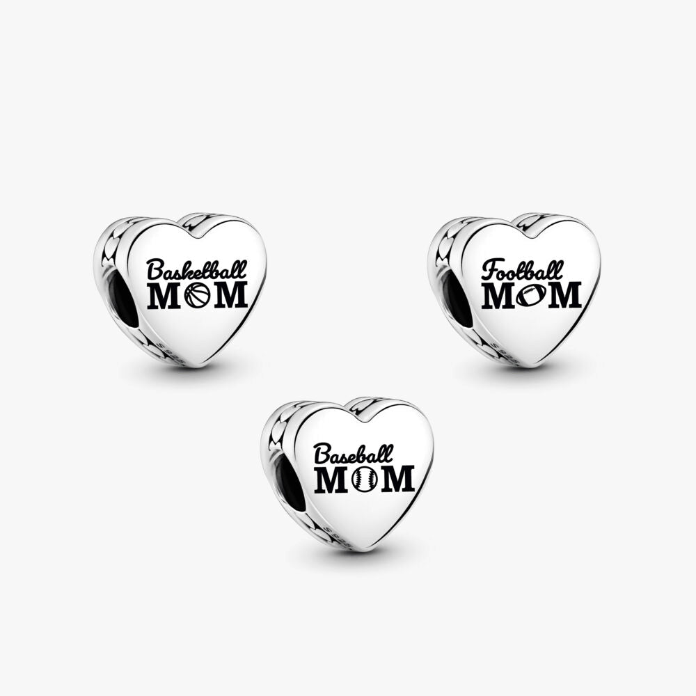 Sports Mom Charm Trio