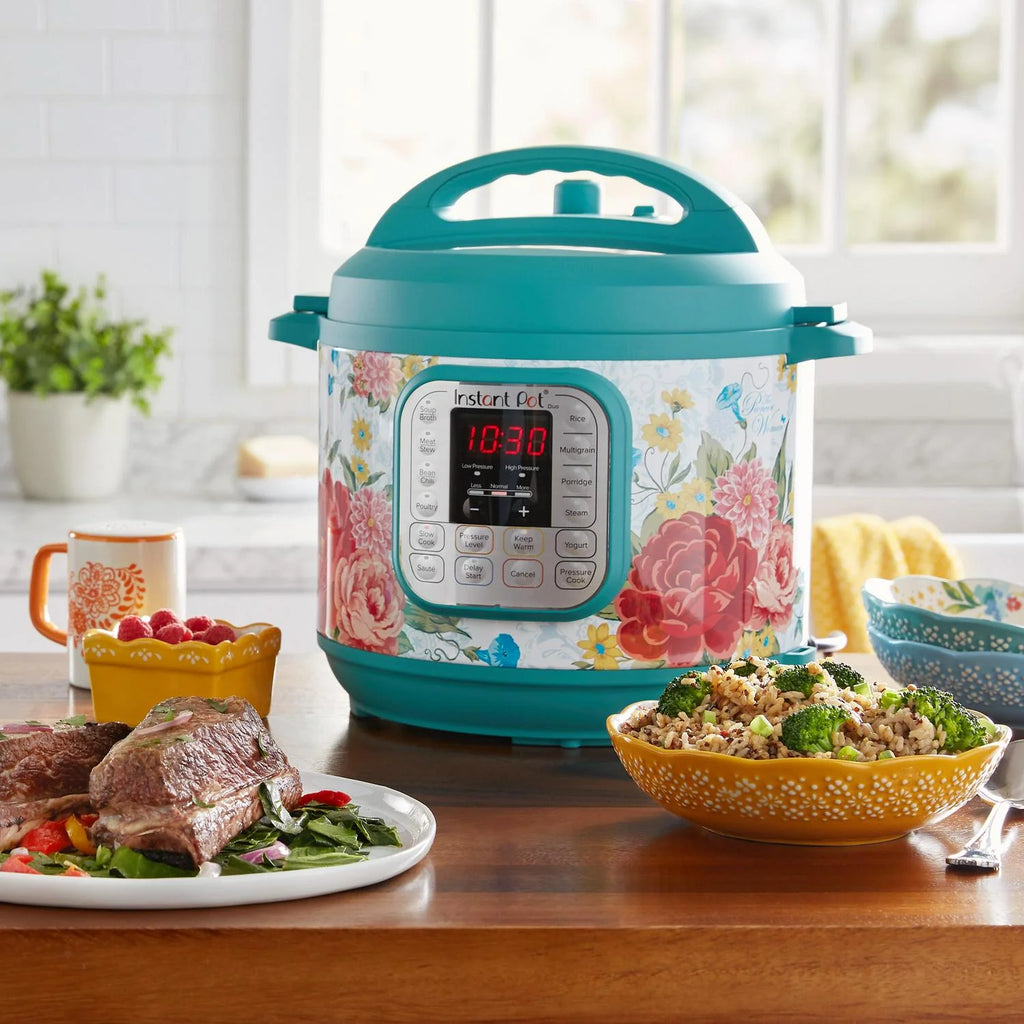The Pioneer Woman Sweet Rose 6-Quart Instant Pot Duo Electric Pressure Cooker