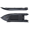 2 Person Inflatable Fishing Kayak PVC Boat, 130 in x 43 in x 11.8 in - Aluminum Alloy Seats