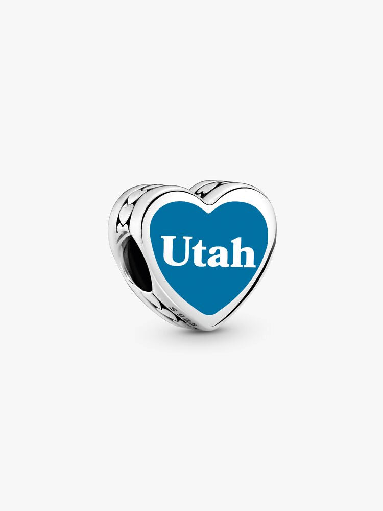 Utah Heart Charm