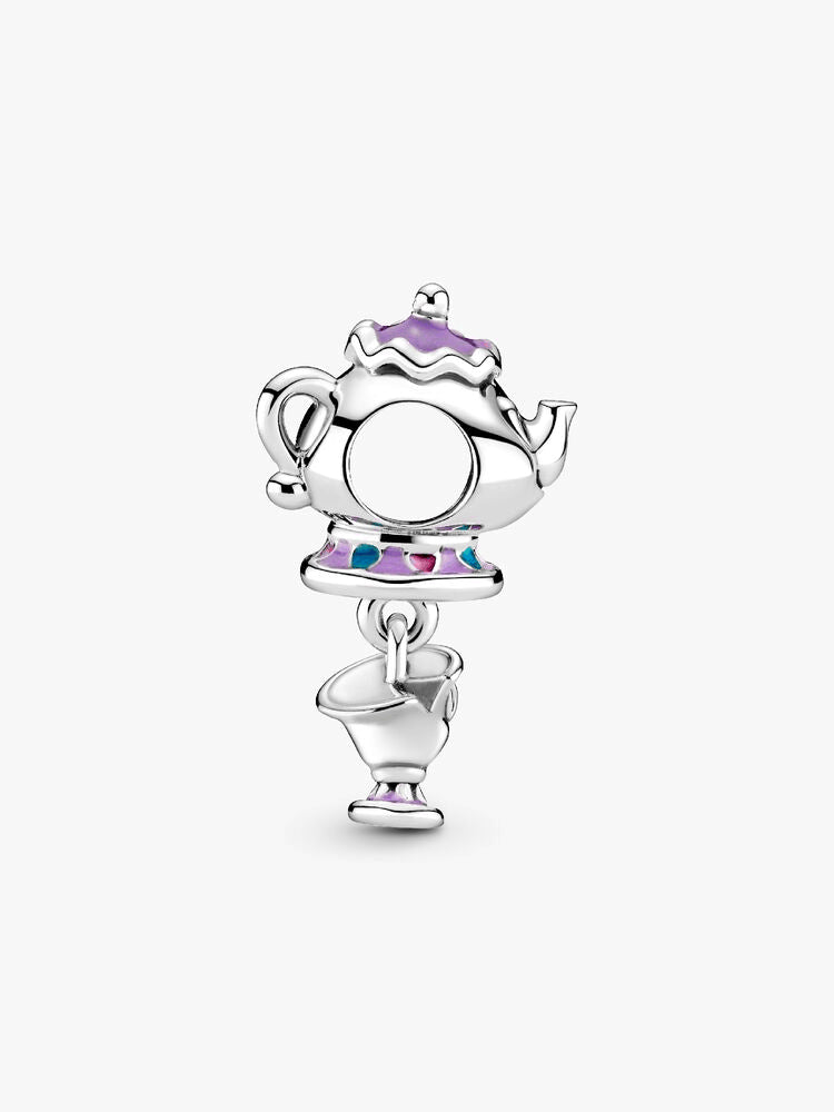 Disney Beauty and the Beast Mrs. Potts and Chip Dangle Charm