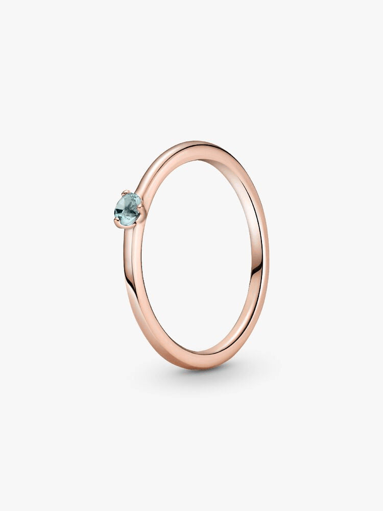 FINAL SALE - Light Blue Solitaire Ring