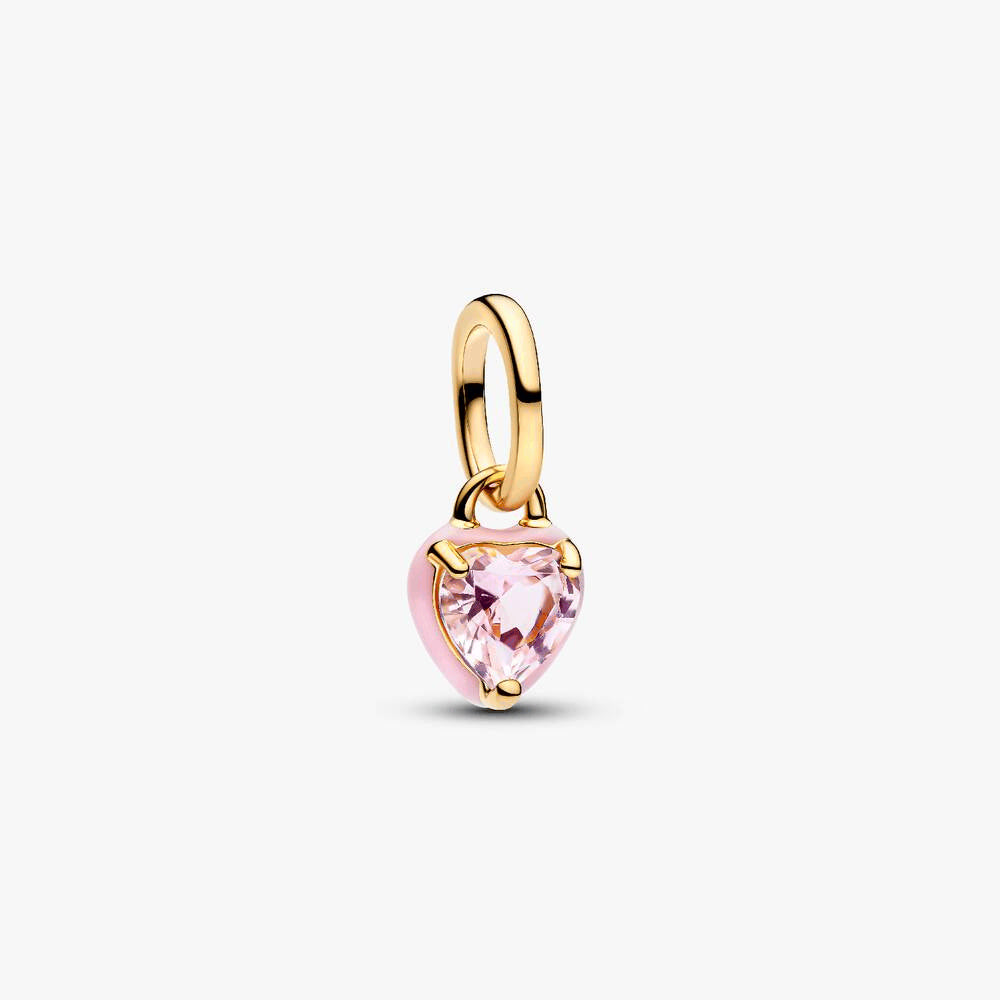 Pink Chakra Heart Mini Dangle Charm