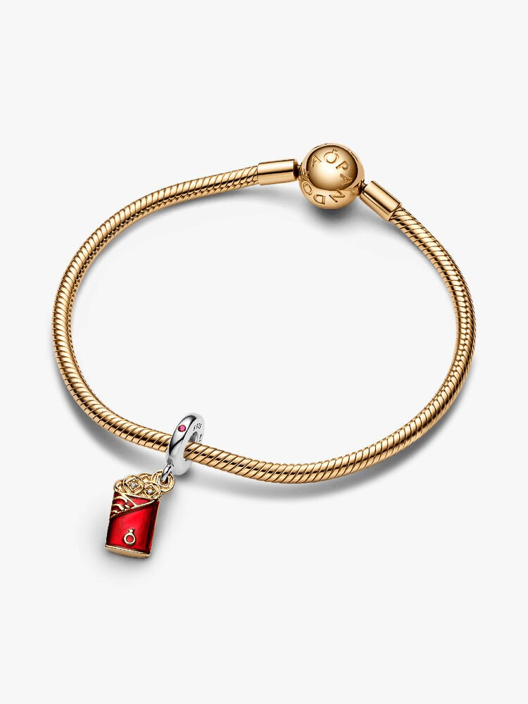 Two-tone Red Envelope Dangle Charm