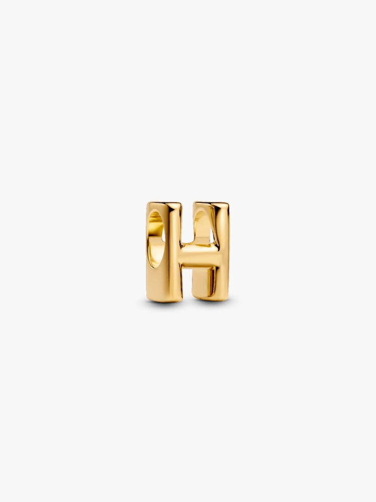 Letter H Charm Necklace