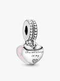 Mother & Daughter Hearts Dangle Charm