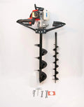 2 Man Hand Held Post Hole Digger Earth Auger With 6 & 10 Bits, 63 cc, 3 hp - EPA