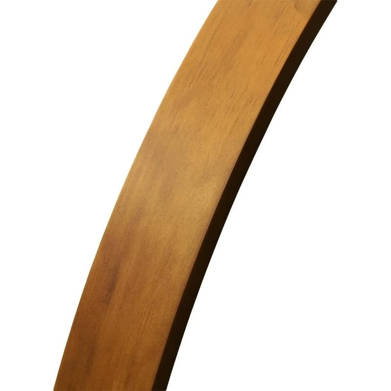 Classic Farmhouse Round Wooden Frame Wall Mirror - 24-inches, 28-inches, 32-inches