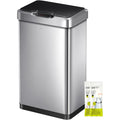 Mirage-T Touchless Motion Sensor Trash Can, 50-Liter