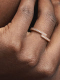 FINAL SALE - Sparkling Overlapping Ring