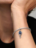 Blue Hot Air Balloon Travel Charm