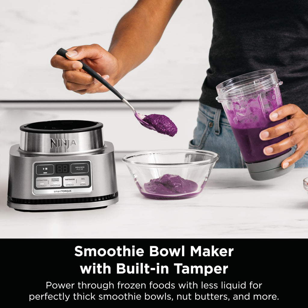 Ninja Smoothie Bowl Maker And Nutrient Extraction Blender, 14 oz And 24 oz, Stainless - SS101