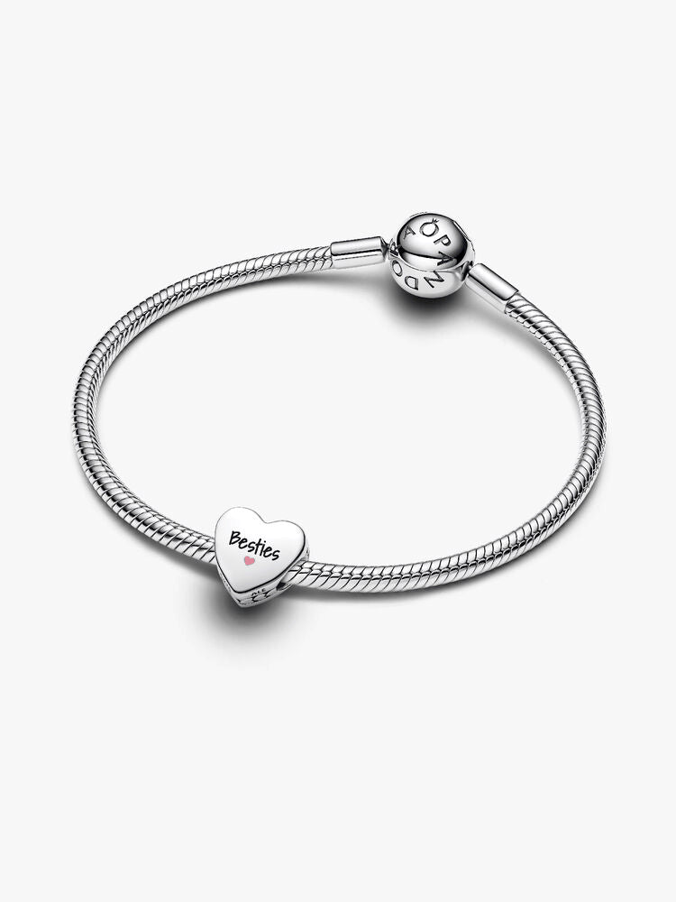 Engravable Besties Heart Charm