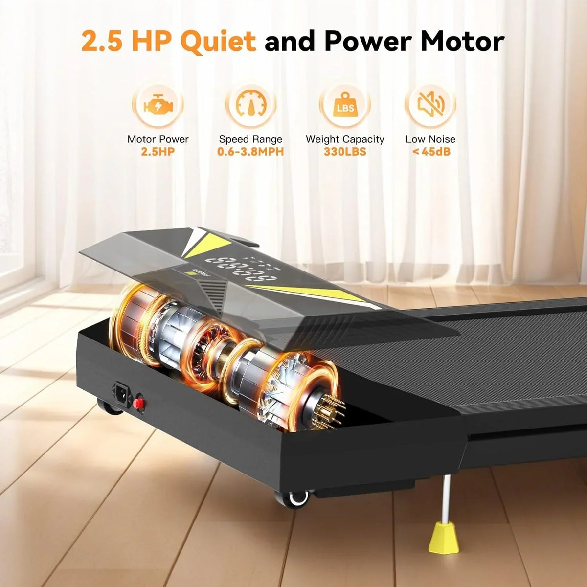 Walking Vibration Pad 2.5HP 39 x 21 x 3.5 in - RM-01