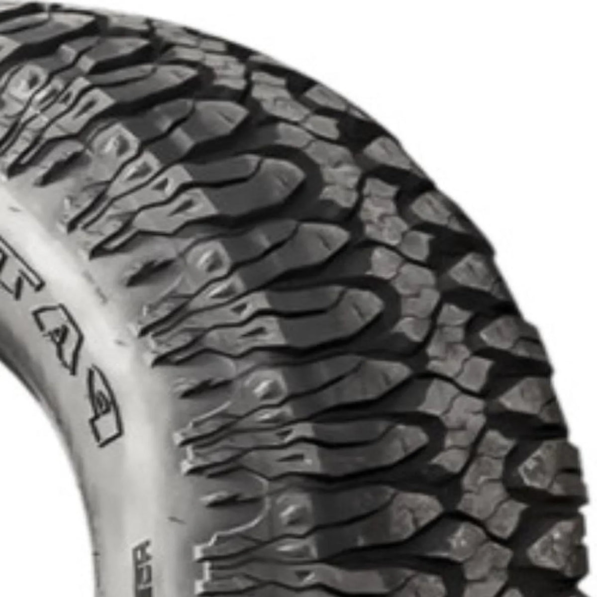Milestar Patagonia M/T-02 Mud Terrain LT40X13.50R17 128Q Load Range D Light Truck Tire