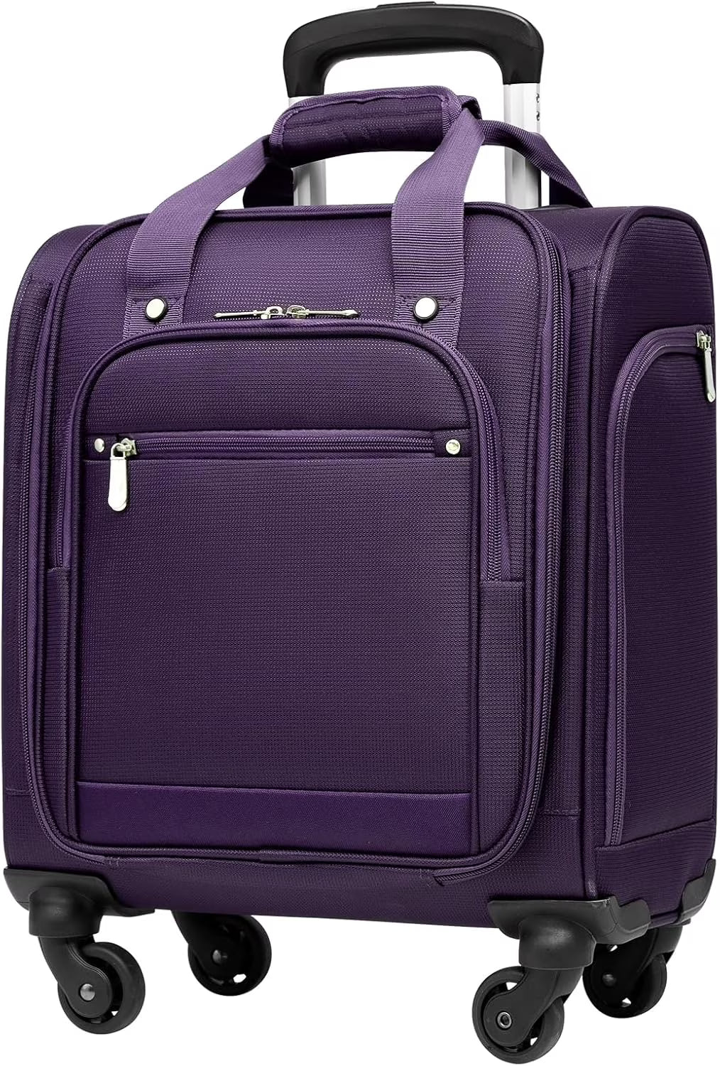 Underseat Carry-On Softside Spinner Luggage - Underseat-14-Inch-Plus