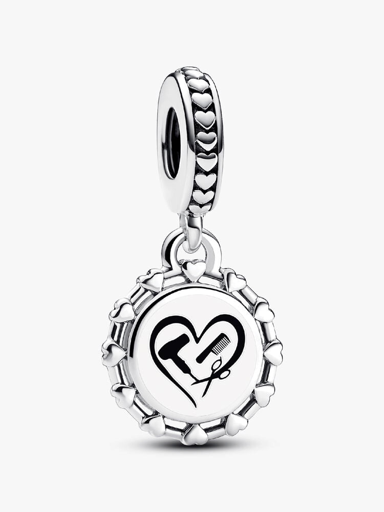 Engravable Hair Stylist Dangle Charm
