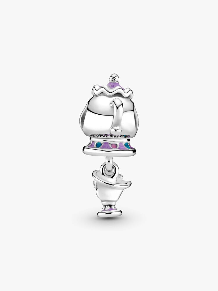 Disney Beauty and the Beast Mrs. Potts and Chip Dangle Charm