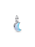 Crescent Moon Double Dangle Charm