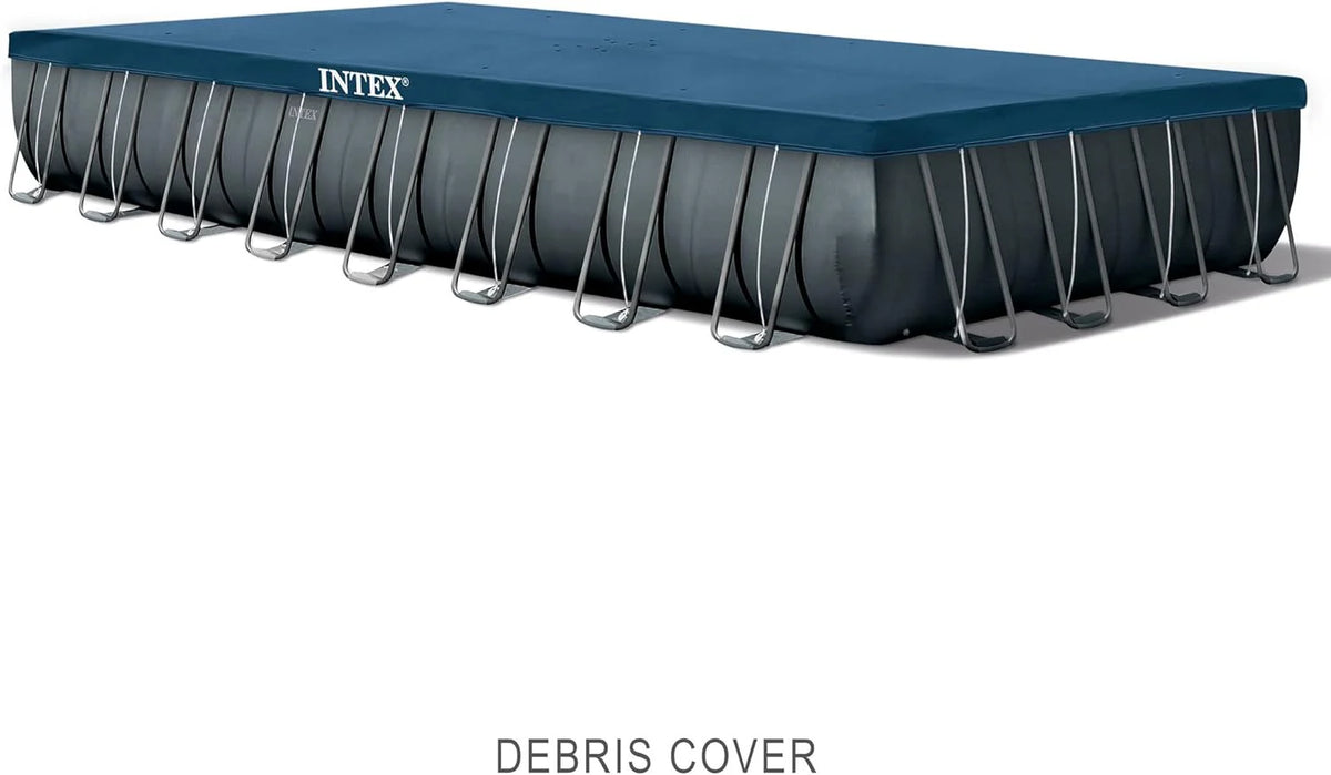 Intex Ultra XTR Rectangular Above Ground Pool Set, 216in L x 108in W x 52in H, Blue - 26355EH