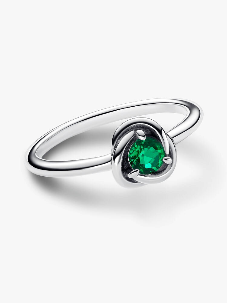May Birthstone Eternity Circle Ring