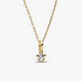 Pandora Talisman Lab-grown Diamond Star Pendant Necklace 0.25 carat tw 14k Gold