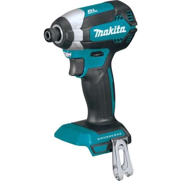 18V Brushless 1/4 Inch Cordless Impact Driver Kit With 5 Ah Battery, Charger And Tool Case