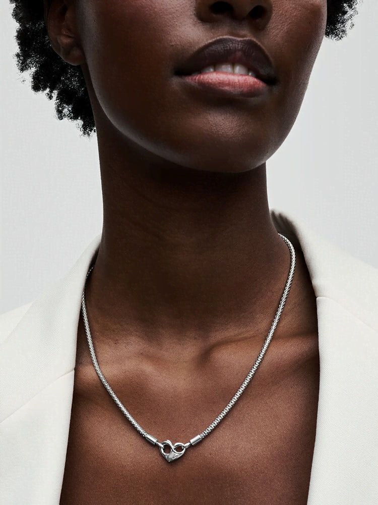 Pandora Moments Studded Chain Necklace