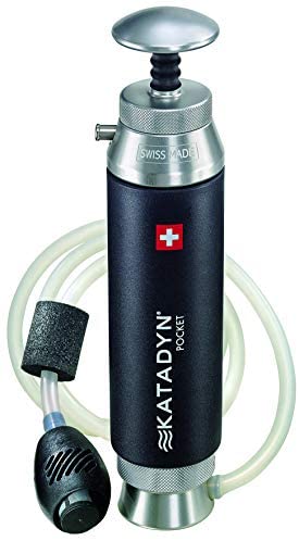 Personal Ceramic Water Filter, 0.2 Micron, Blue - Pocket Microfilter