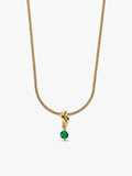 May Eternity Circle Dangle Charm Necklace Set