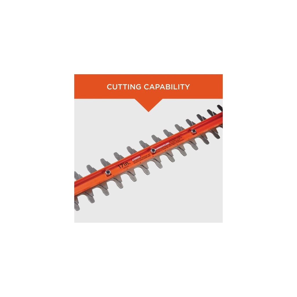 Black+Decker 3.2 Amp 17-Inch Electric Hedge Trimmer - BEHT150
