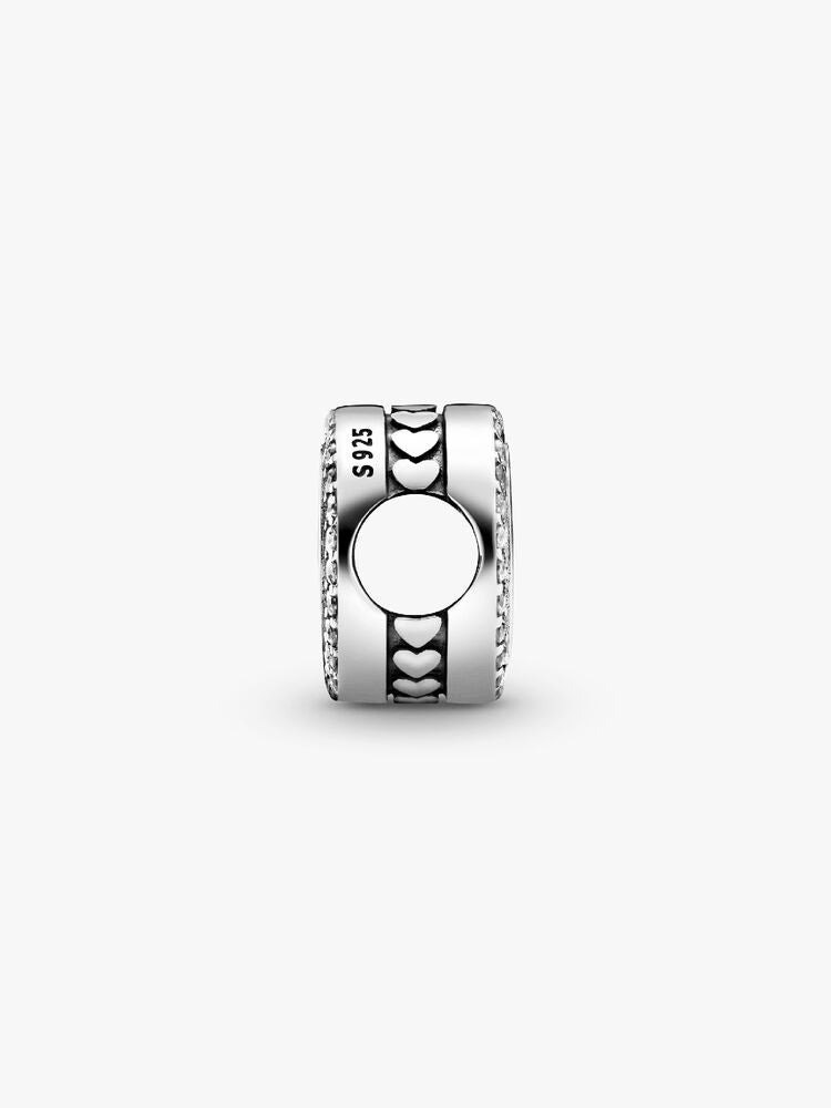 Engravable Sparkling Button Charm
