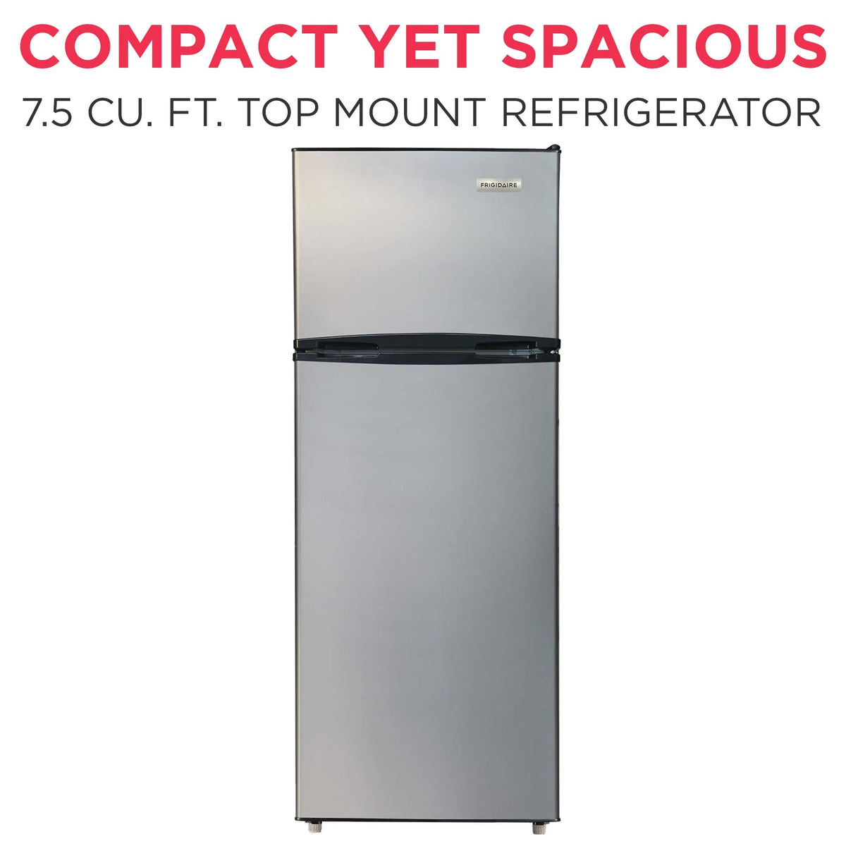 Frigidaire Top-Freezer Refrigerator 7.5 Cu. Ft. Stainless Look