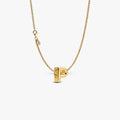 Letter P Charm Necklace