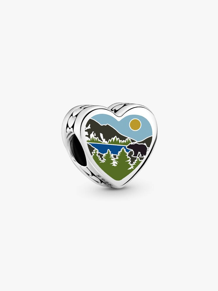 West Virginia Heart Charm