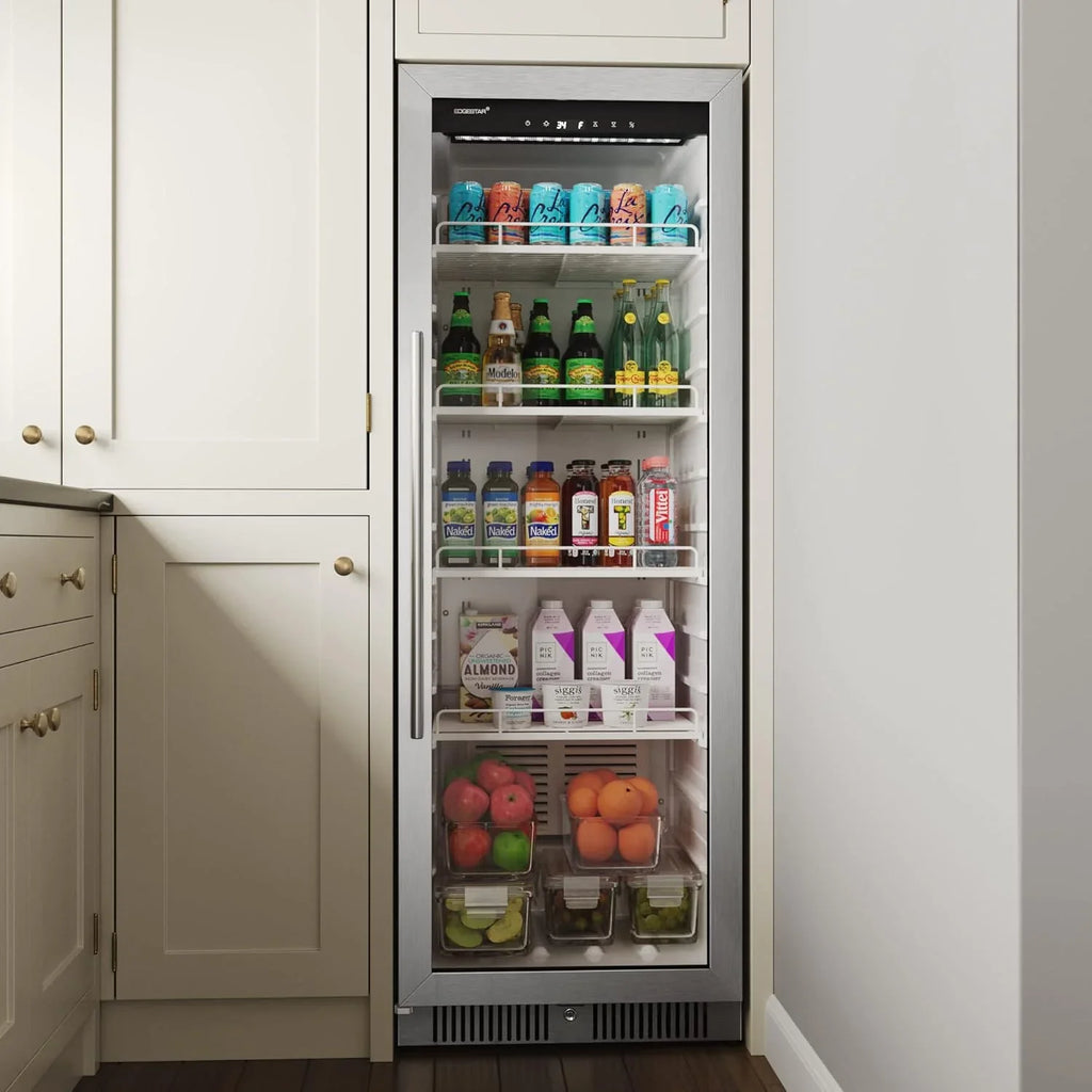 EdgeStar Commercial Beverage Merchandiser, 10.1 Cu. Ft., 22 in Wide, Stainless Steel - VBM101