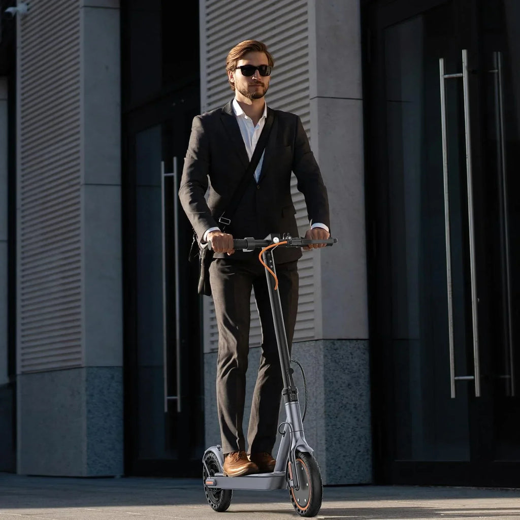 Electric Scooter 350W/500W Motor, 8.5/10 Solid Tires, 19/22 Mph, 28/21/12 Miles Range