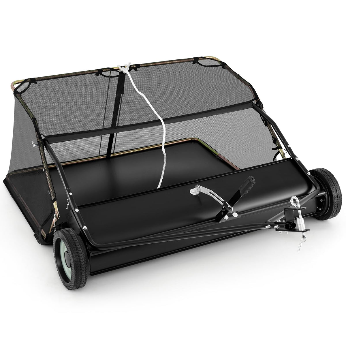 Tow-Behind Lawn Sweeper With 42/48 Inch Brush Width