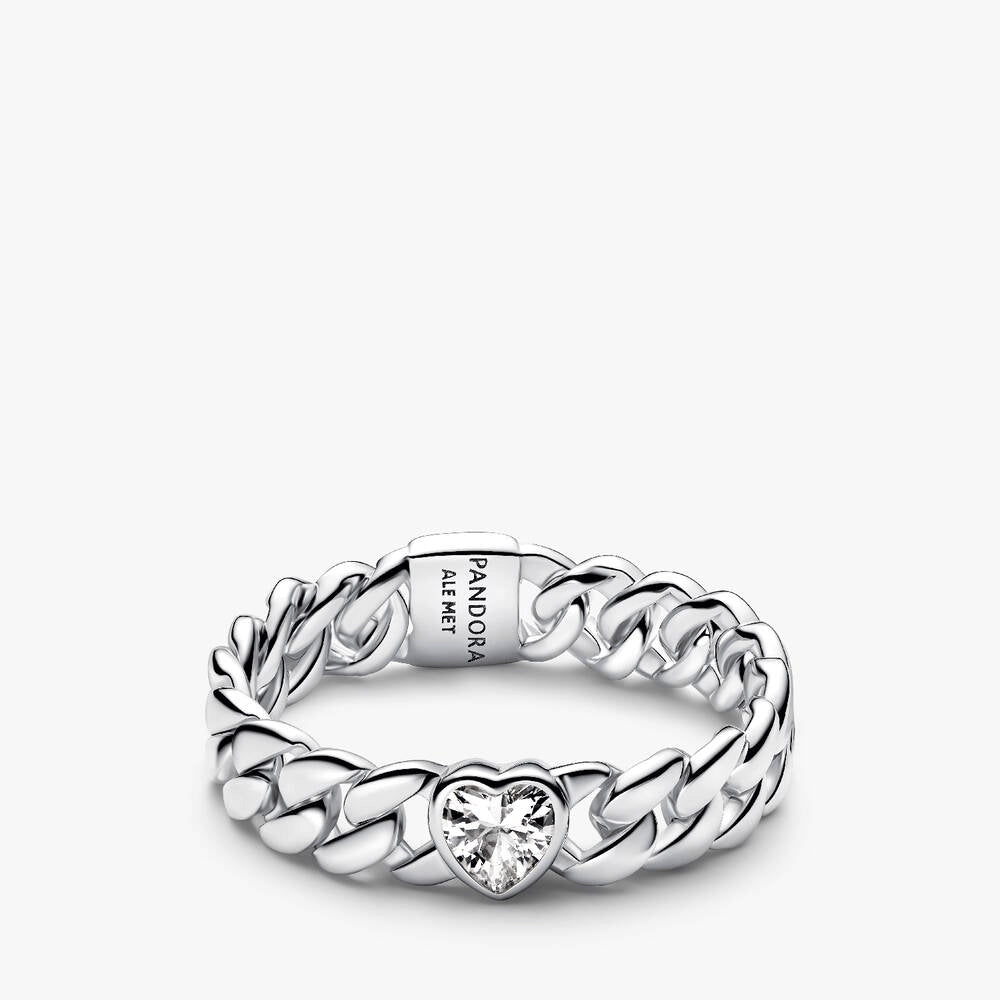 Cuban Heart Friendship Ring Duo
