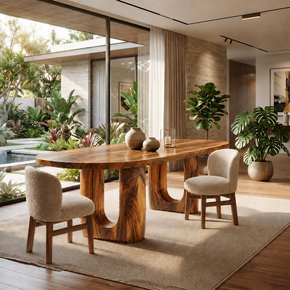 Contemporary Dining Table For Home Bar Area